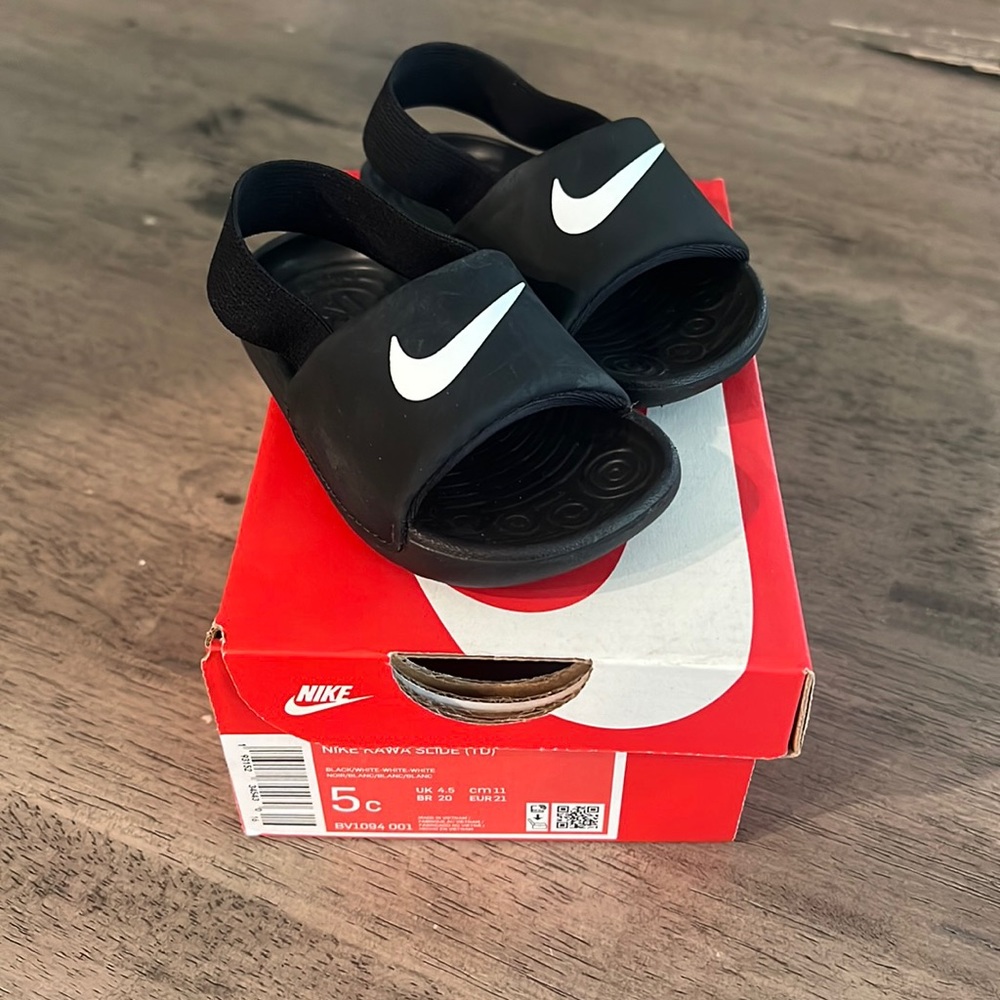 Baby Nike Kawa Slides.  New in box